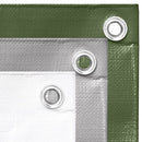 vidaXL zöld HDPE takaróponyva 260 g/m² 3 x 5 m