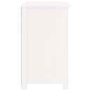 vidaXL fehér tömör fenyőfa éjjeliszekrény 50x35x61,5 cm