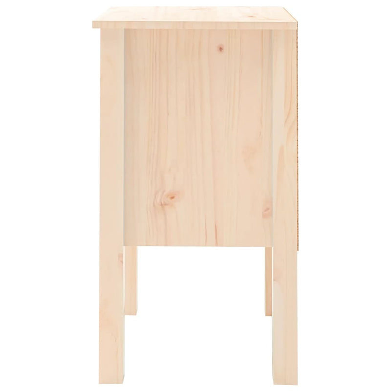 vidaXL tömör fenyőfa éjjeliszekrény 40 x 35 x 61,5 cm