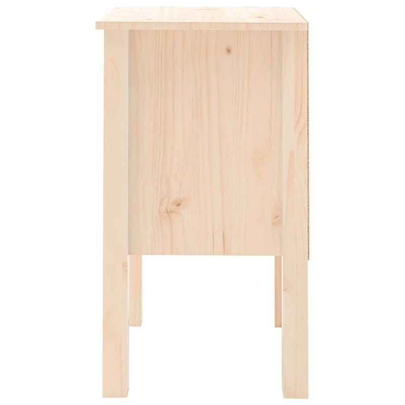 vidaXL 2 darab tömör fenyőfa éjjeliszekrény 40 x 35 x 61,5 cm