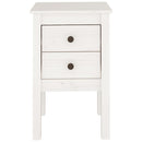 vidaXL fehér tömör fenyőfa éjjeliszekrény 40 x 35 x 61,5 cm