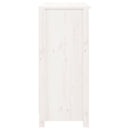 vidaXL fehér tömör fenyőfa tálalószekrény 70 x 35 x 80 cm