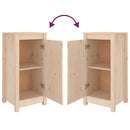 vidaXL 2 db tömör fenyőfa tálalószekrény 39x35x80 cm