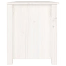 vidaXL fehér tömör fenyőfa cipőtároló pad 70x38x45,5 cm