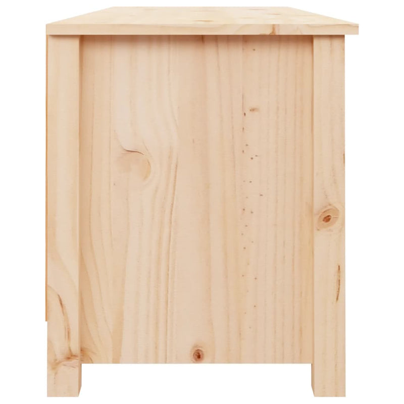 vidaXL tömör fenyőfa cipőtároló pad 110 x 38 x 45,5 cm