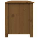 vidaXL mézbarna tömör fenyőfa cipőtároló pad 110 x 38 x 45,5 cm