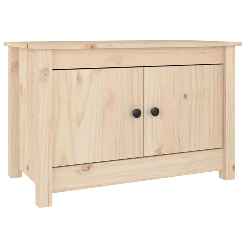 vidaXL tömör fenyőfa cipősszekrény 70 x 38 x 45,5 cm