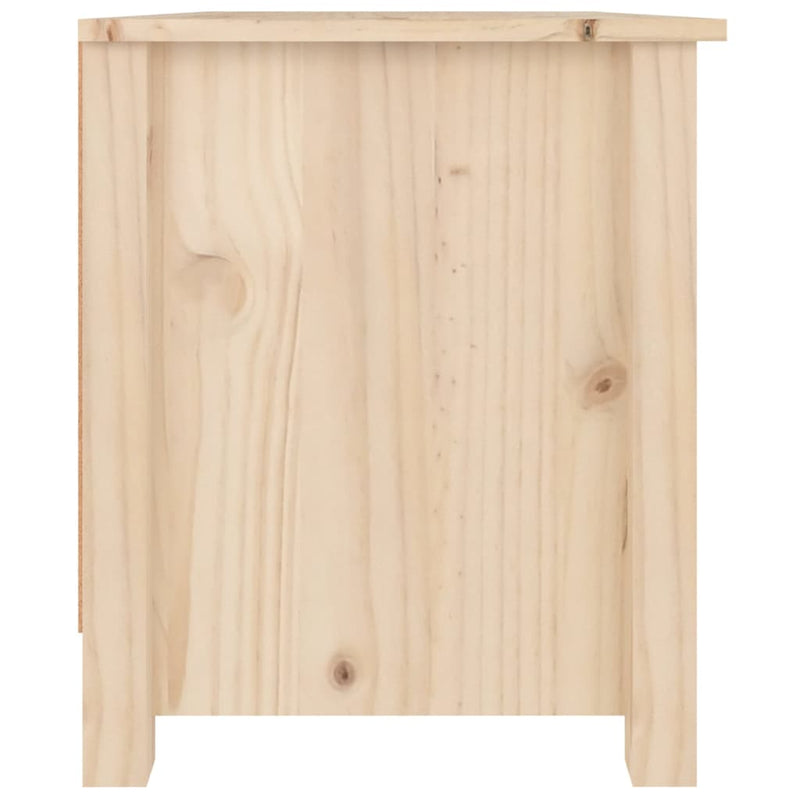 vidaXL tömör fenyőfa cipősszekrény 70 x 38 x 45,5 cm