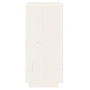 vidaXL fehér tömör fenyőfa tálalószekrény 38x35x80 cm