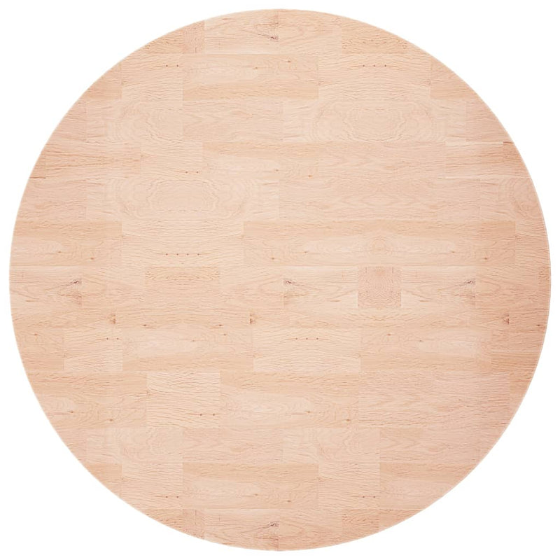 vidaXL kerek kezeletlen tömör tölgyfa asztallap Ø60 x 1,5 cm
