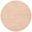 vidaXL kerek kezeletlen tömör tölgyfa asztallap Ø90 x 1,5 cm