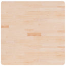 vidaXL kezeletlen tömör tölgyfa négyzet asztallap 80x80x2,5 cm