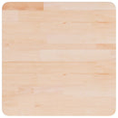 vidaXL kezeletlen tömör tölgyfa négyzet asztallap 50x50x4 cm