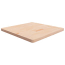 vidaXL kezeletlen tömör tölgyfa asztallap 80x80x4 cm
