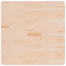 vidaXL kezeletlen tömör tölgyfa asztallap 80x80x4 cm