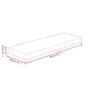 vidaXL kezeletlen tömör tölgyfa polclap 40 x 20 x 4 cm