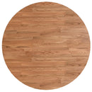 vidaXL világosbarna kezelt tömör tölgyfa kerek asztallap Ø80x1,5 cm