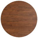 vidaXL sötétbarna kezelt tömör tölgyfa kerek asztallap Ø40x1,5 cm
