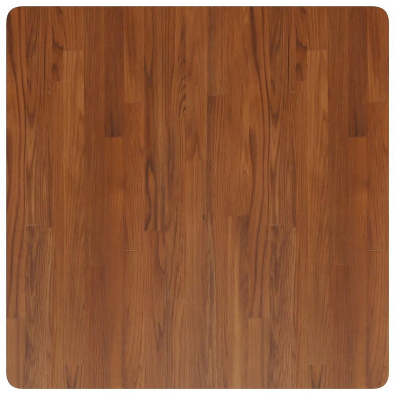 vidaXL sötétbarna kezelt tömör tölgyfa négyzet asztallap 80x80x1,5cm
