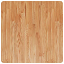 vidaXL világosbarna kezelt tömör tölgyfa négyzet asztallap 70x70x2,5cm
