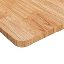 vidaXL világosbarna kezelt tömör tölgyfa négyzet asztallap 90x90x2,5cm