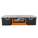 vidaXL 2 db PP szortírozódoboz kivehető elválasztókkal 360x250x85 mm