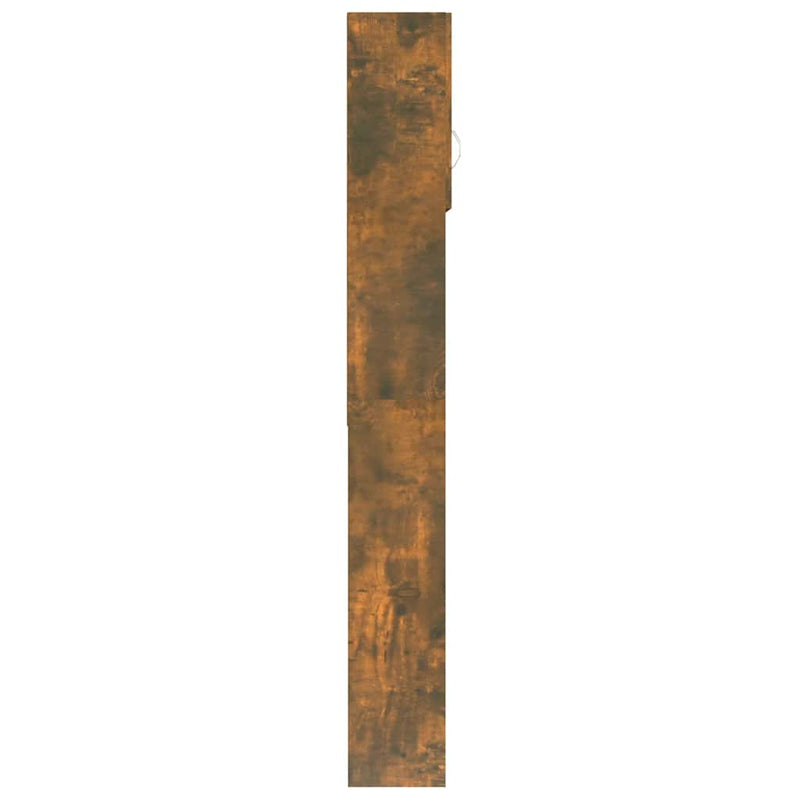 vidaXL füstös tölgy mosógépszekrény 64 x 25,5 x 190 cm
