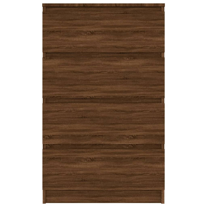 vidaXL barna tölgyszínű szerelt fa tálalószekrény 60 x 35 x 98,5 cm