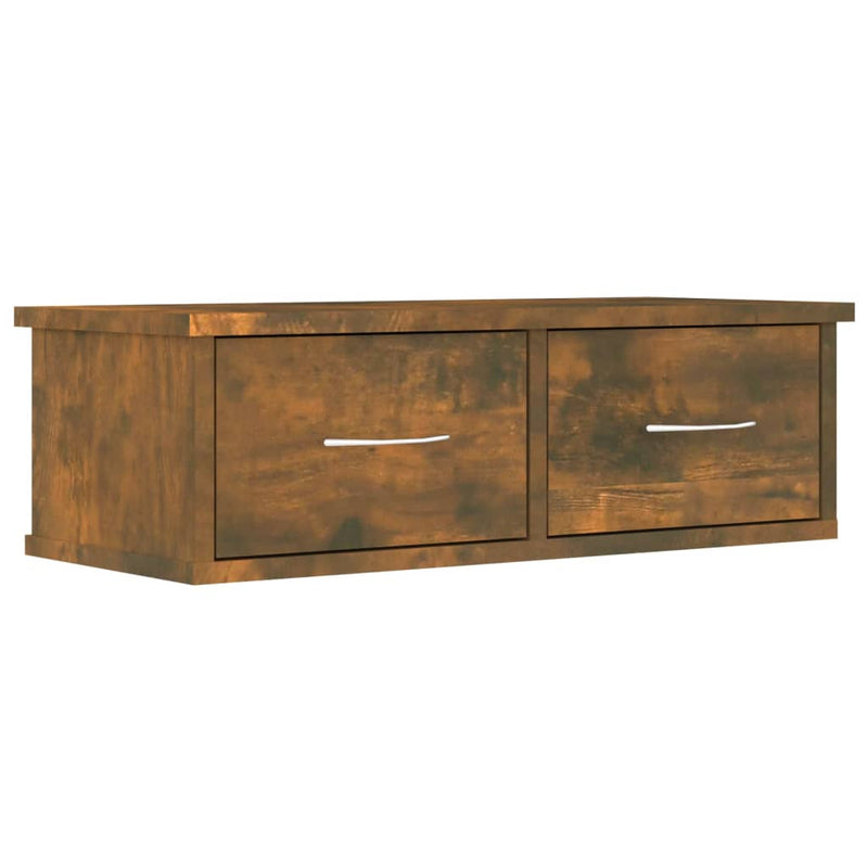 vidaXL füstös tölgy színű szerelt fa faliszekrény 60 x 26 x 18,5 cm