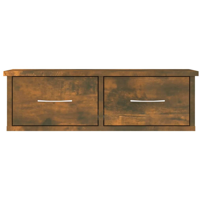vidaXL füstös tölgy színű szerelt fa faliszekrény 60 x 26 x 18,5 cm