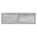 vidaXL szürke sonoma színű szerelt fa faliszekrény 60 x 26 x 18,5 cm