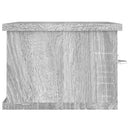 vidaXL szürke sonoma színű szerelt fa faliszekrény 60 x 26 x 18,5 cm