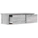 vidaXL szürke sonoma színű szerelt fa faliszekrény 60 x 26 x 18,5 cm