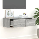 vidaXL szürke sonoma színű szerelt fa faliszekrény 60 x 26 x 18,5 cm