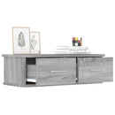 vidaXL szürke sonoma színű szerelt fa faliszekrény 60 x 26 x 18,5 cm
