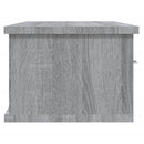 vidaXL szürke sonoma színű szerelt fa faliszekrény 88x26x18,5 cm
