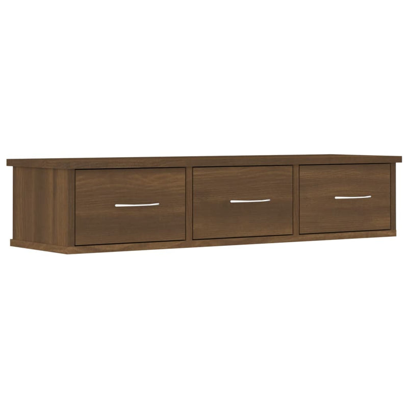 vidaXL barna tölgy színű szerelt fa faliszekrény 88 x 26 x 18,5 cm