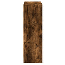 vidaXL füstös tölgy színű szerelt fa könyvespolc 60 x 24 x 76 cm