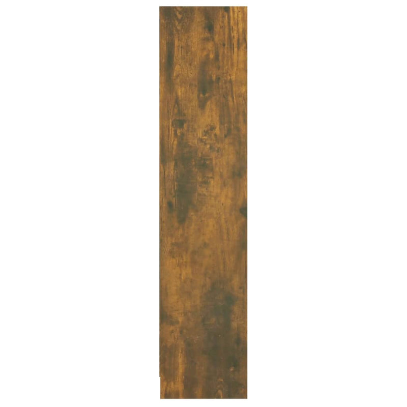 vidaXL füstös tölgy színű szerelt fa könyvszekrény 60 x 24 x 109 cm