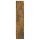 vidaXL füstös tölgy színű szerelt fa könyvszekrény 60 x 24 x 109 cm