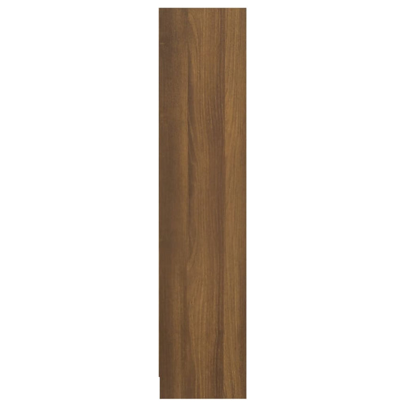 vidaXL barna tölgyszínű szerelt fa könyvszekrény 60 x 24 x 109 cm