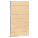 vidaXL szürke sonoma színű szerelt fa CD-szekrény 102 x 23 x 177,5 cm
