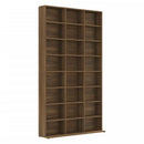 vidaXL barna tölgy színű szerelt fa CD-szekrény 102 x 23 x 177,5 cm