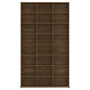 vidaXL barna tölgy színű szerelt fa CD-szekrény 102 x 23 x 177,5 cm