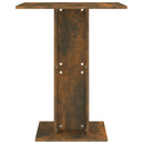 vidaXL füstös tölgy színű szerelt fa bisztróasztal 60 x 60 x 75 cm