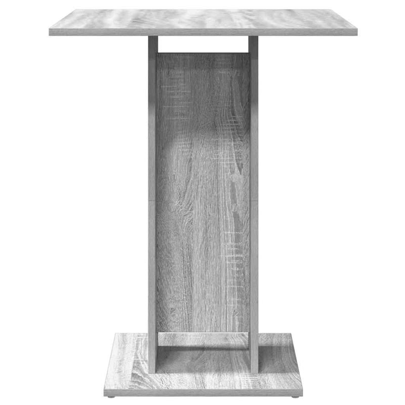 vidaXL szürke sonoma színű szerelt fa bisztróasztal 60 x 60 x 75 cm