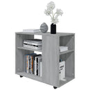 vidaXL szürke sonoma színű szerelt fa kisasztal 70 x 35 x 55 cm