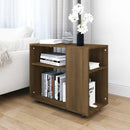 vidaXL barna tölgy színű szerelt fa kisasztal 70 x 35 x 60,5 cm
