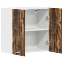 vidaXL “Lyon” füstös tölgy színű szerelt fa éjjeliszekrény