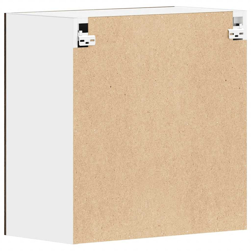 vidaXL “Lyon” füstös tölgy színű szerelt fa éjjeliszekrény